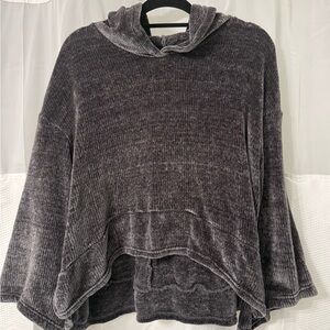 Gilligan & O'Malley Gray Hooded Sweatshirt